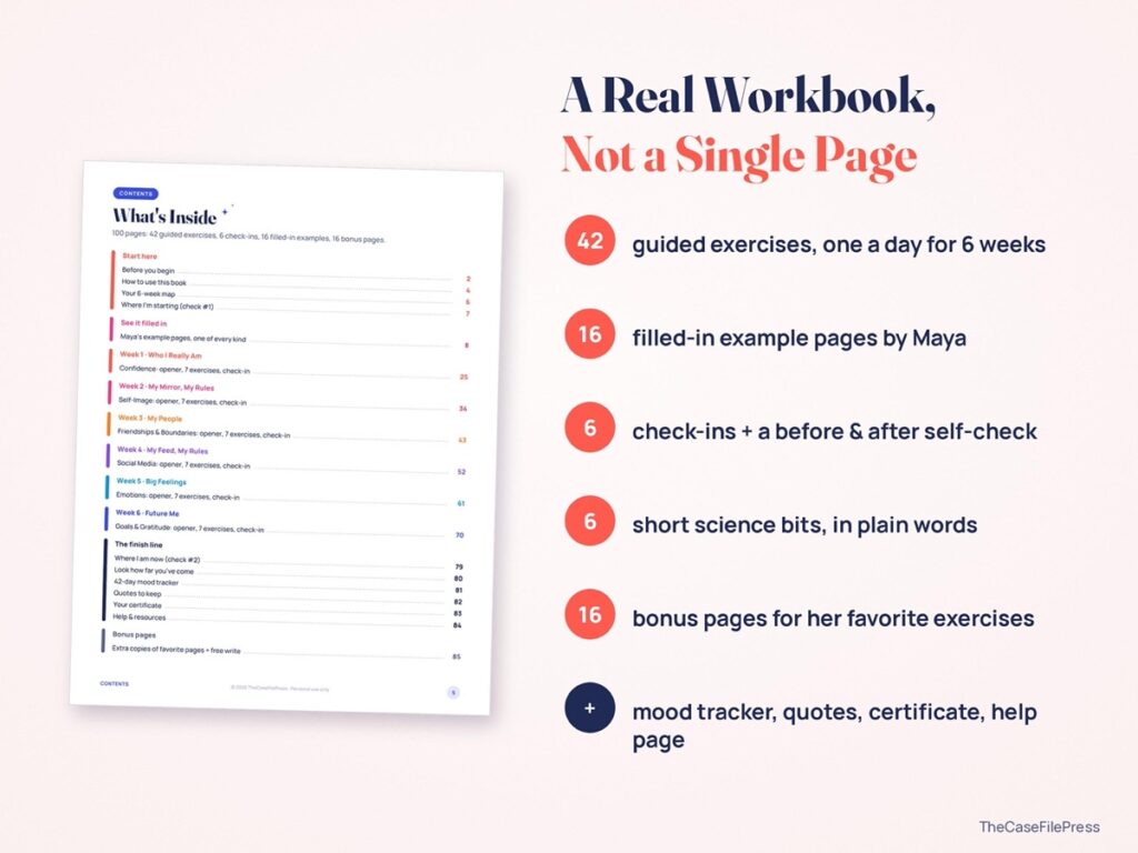 The Self-Worth Workbook for Teen Girls, photo 2