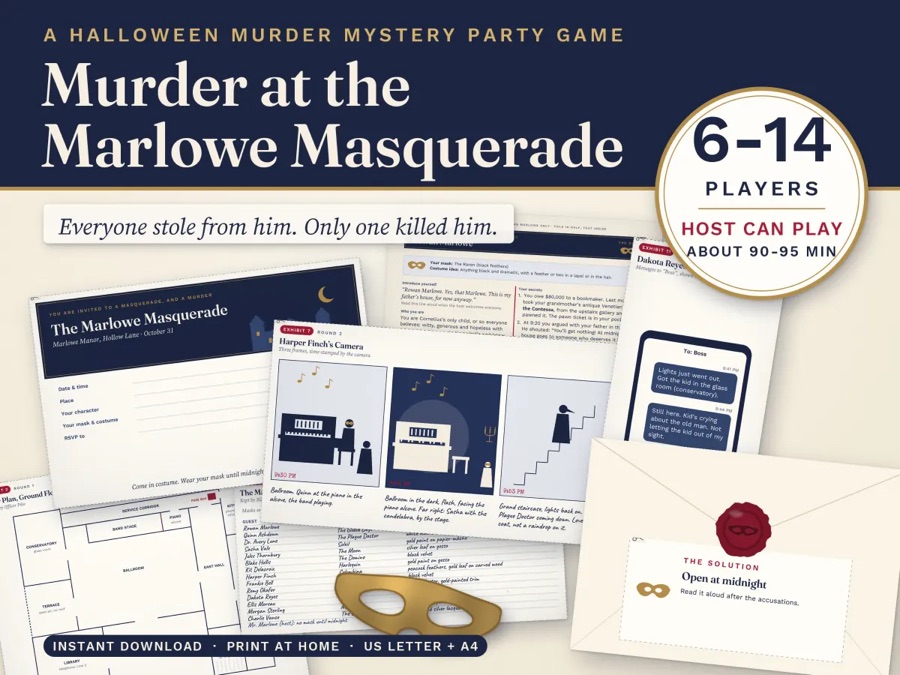 Murder at the Marlowe Masquerade