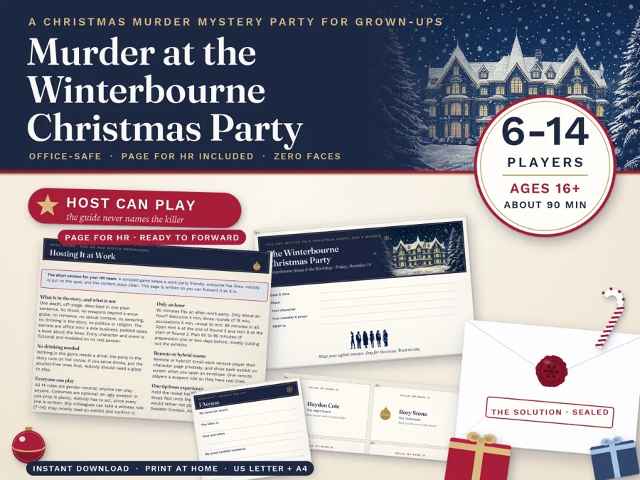 Murder at the Winterbourne Christmas Party